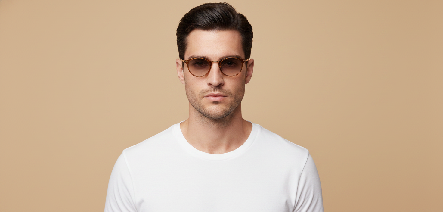 Modelo masculino llevando Gafas de Sol Oliver Peoples 0001CK 000002