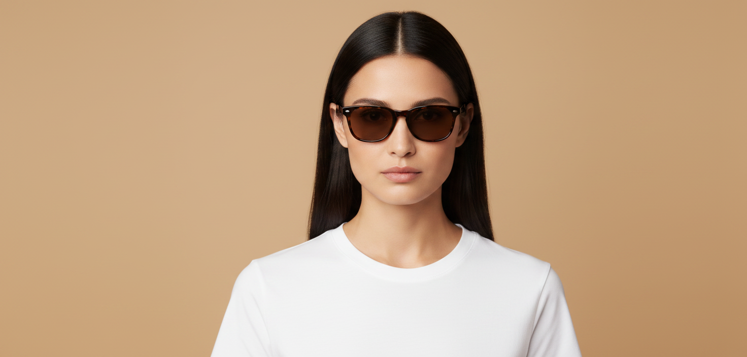Modelo femenino llevando Gafas de Sol Oliver Peoples 0001CK 000002