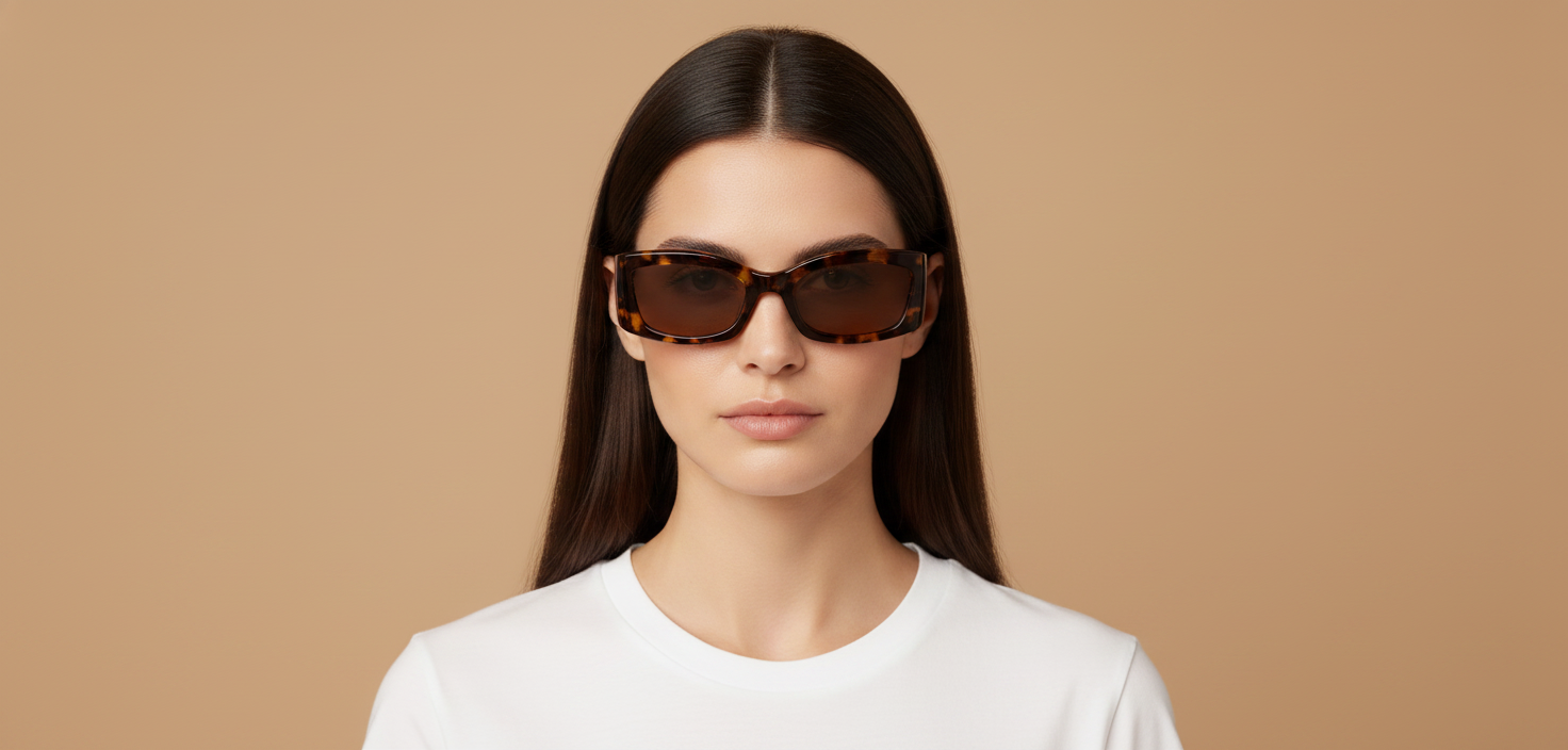 Modelo femenino llevando Gafas de Sol Oliver Peoples 1993C OV5575SU 140773 54 20