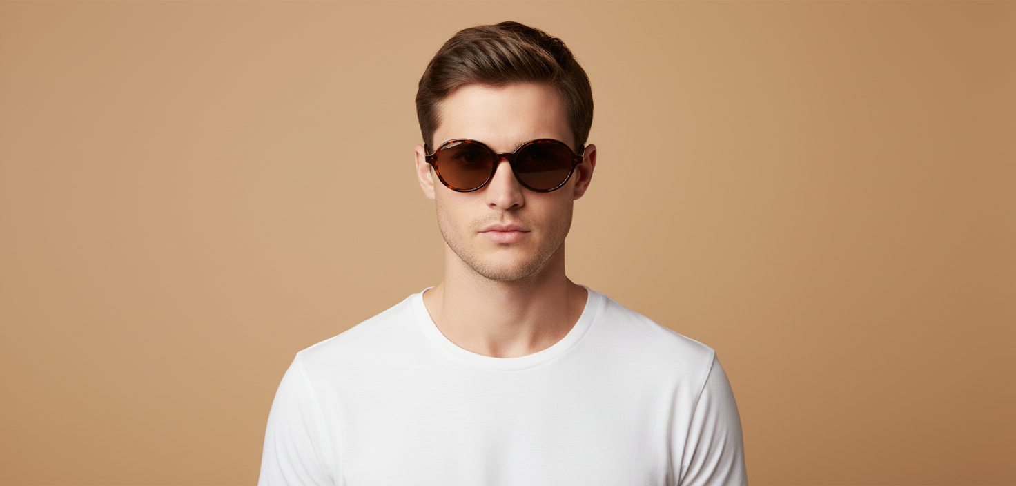 Modelo masculino llevando Gafas de Sol Oliver Peoples 2000C OV5574SU 140773 54 19