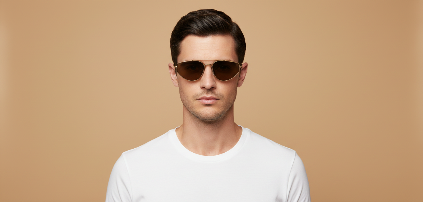 Мужская модель в Gafas de Sol Oliver Peoples Edition 5 OV1371ST 503553 56 17