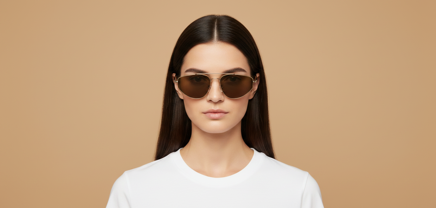 Женская модель в Gafas de Sol Oliver Peoples Edition 5 OV1371ST 503553 56 17