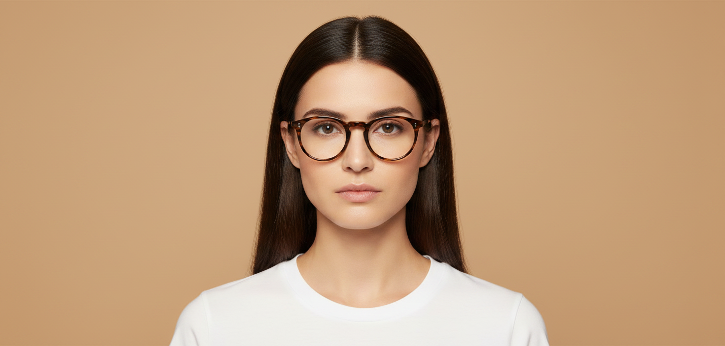 Modelo femenino llevando Gafas Graduadas Oliver Peoples O'Malley OV5183 1003 47 22