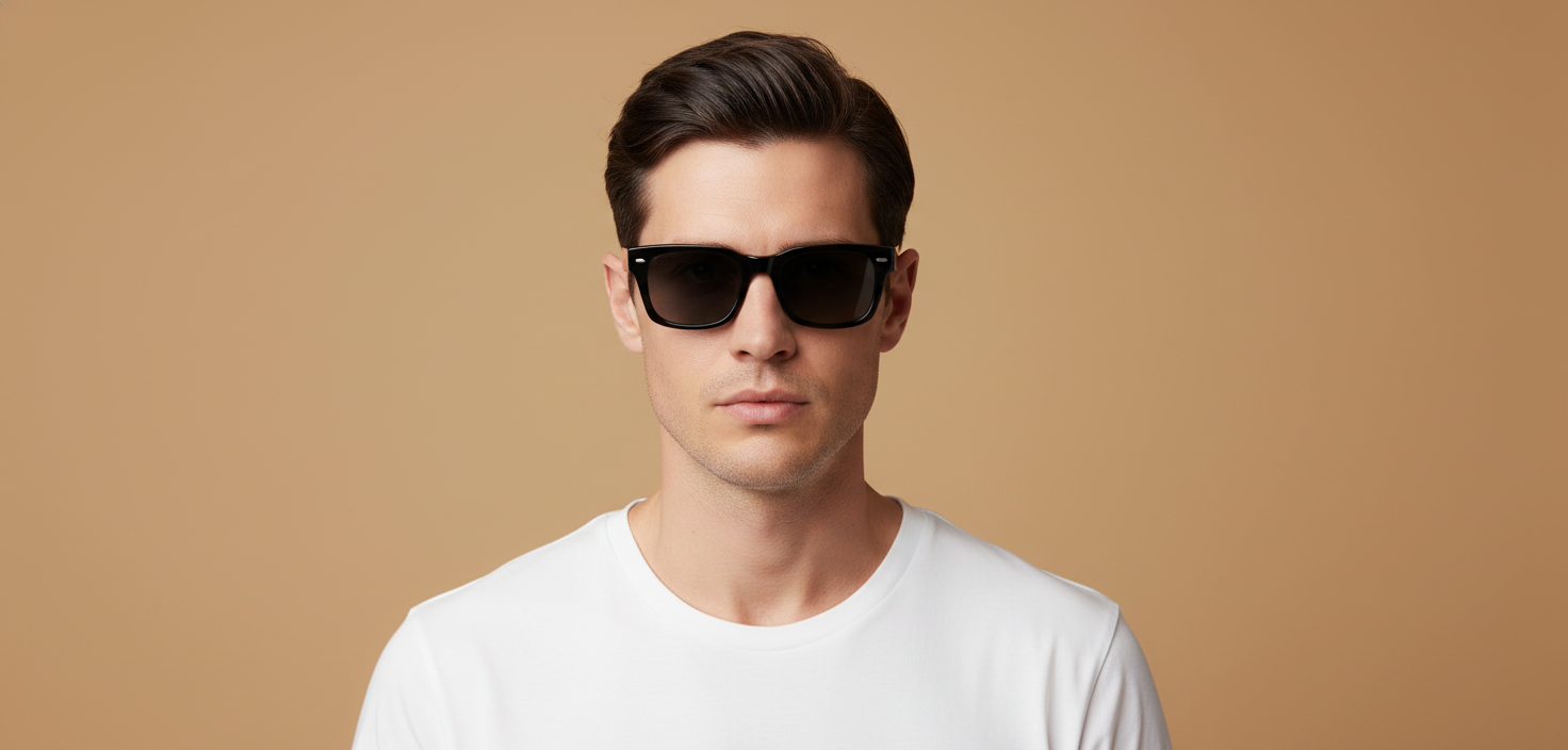 Modelo masculino llevando Gafas de Sol Oliver Peoples Ryce Sun OV5332SU 100581 54 19