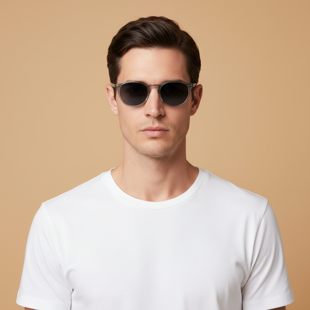 Modelo masculino llevando Gafas de Sol Oliver Peoples Forma L.A OV5514SU 11322V 51 21