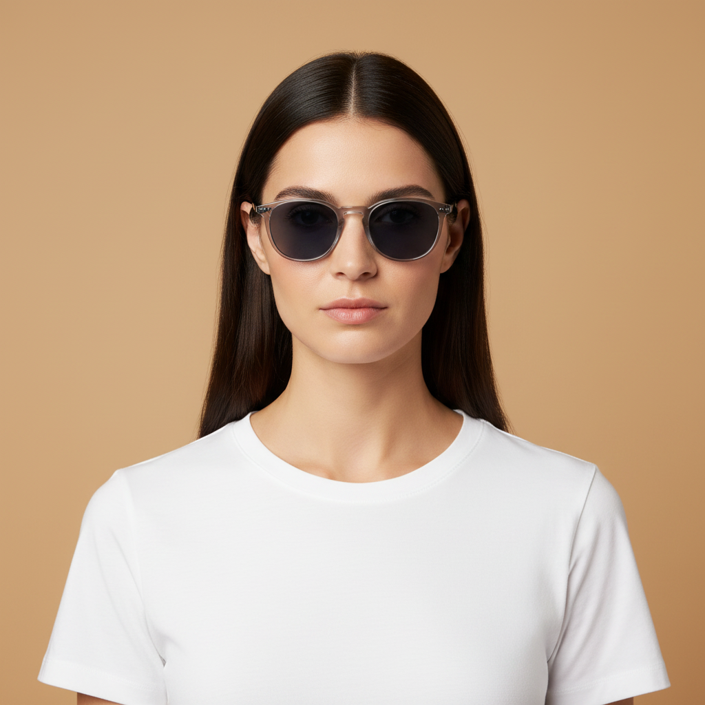 Modelo femenino llevando Gafas de Sol Oliver Peoples Forma L.A OV5514SU 11322V 51 21