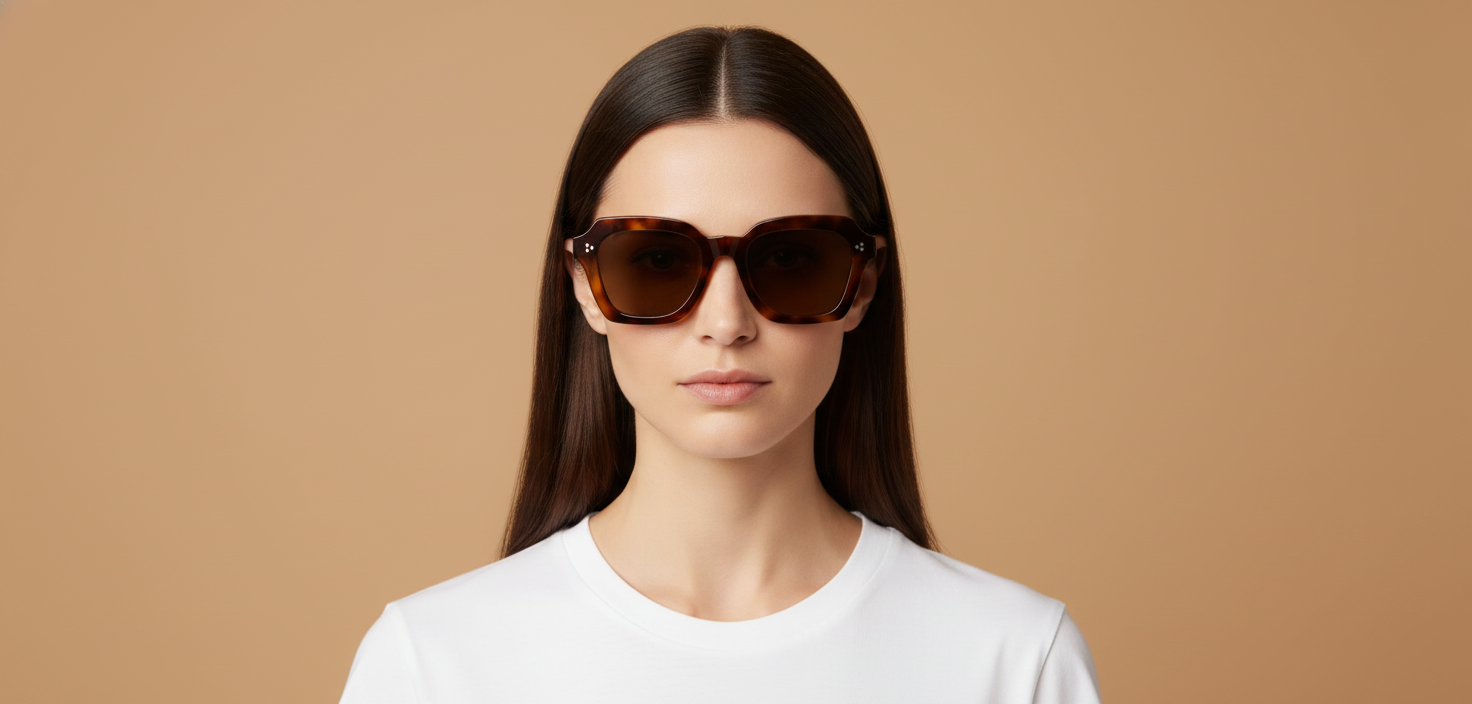 Modelo femenino llevando Gafas de Sol Oliver Peoples Kienna OV5526SU 100773 51 21