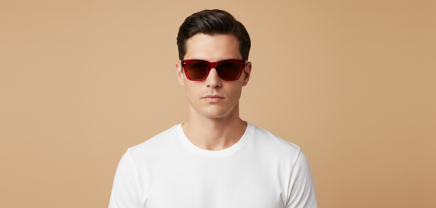 Male model wearing Gafas de Sol Oliver Peoples Ms. Oliver OV5542SU 1764C5 51 18