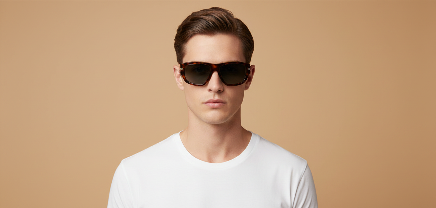 Modelo masculino llevando Gafas de Sol Persol PO0050 24/S3 55 18