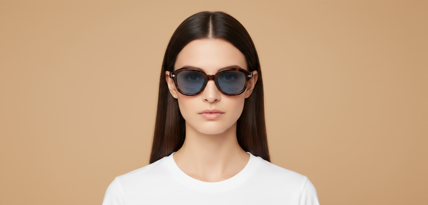 Modelo femenino llevando Gafas de Sol Persol PO0060 24/56 52 23