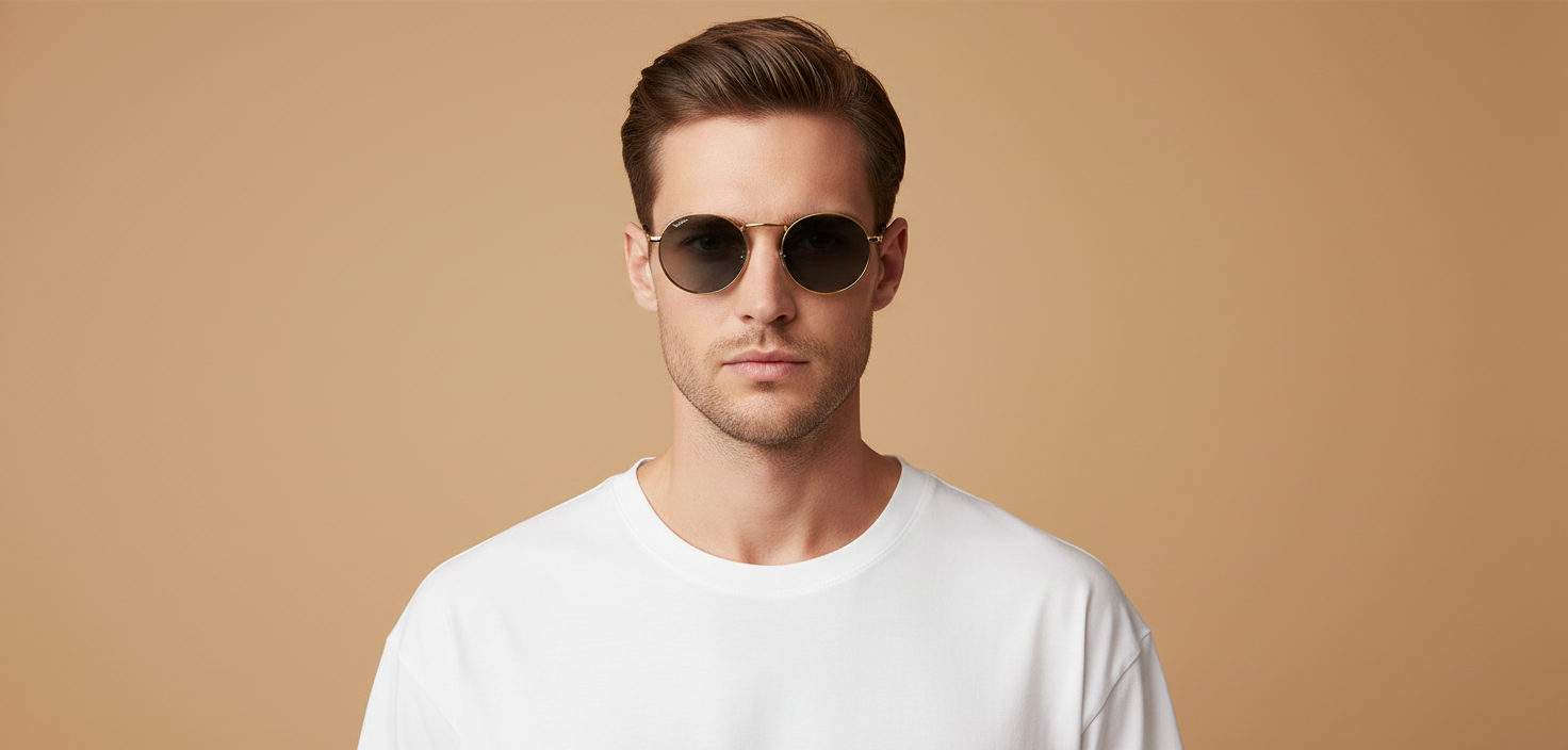 Modelo masculino llevando Gafas de Sol Persol PO1019 113256 53 20