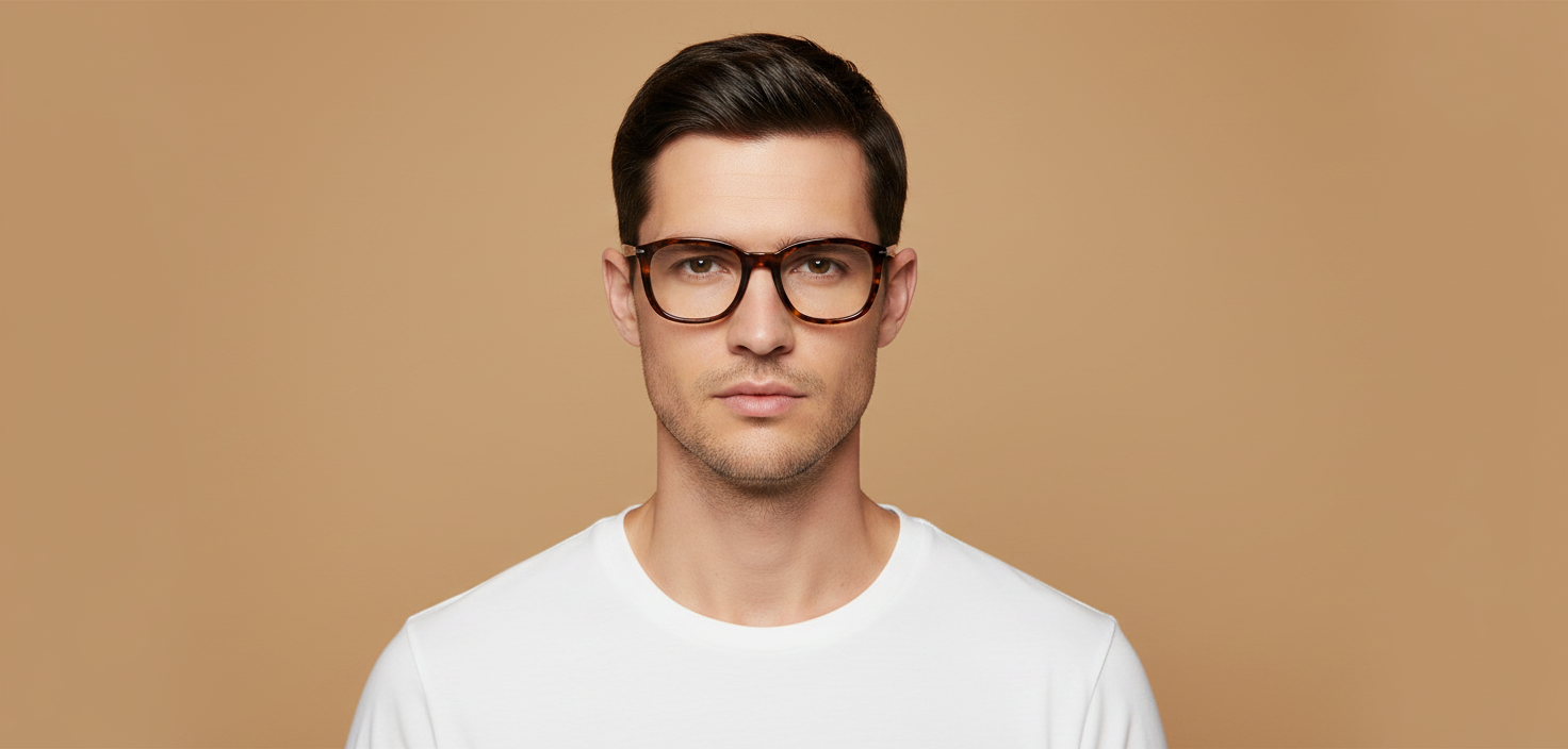 Modelo masculino llevando Gafas Graduadas Persol PO3355V 24 52 20