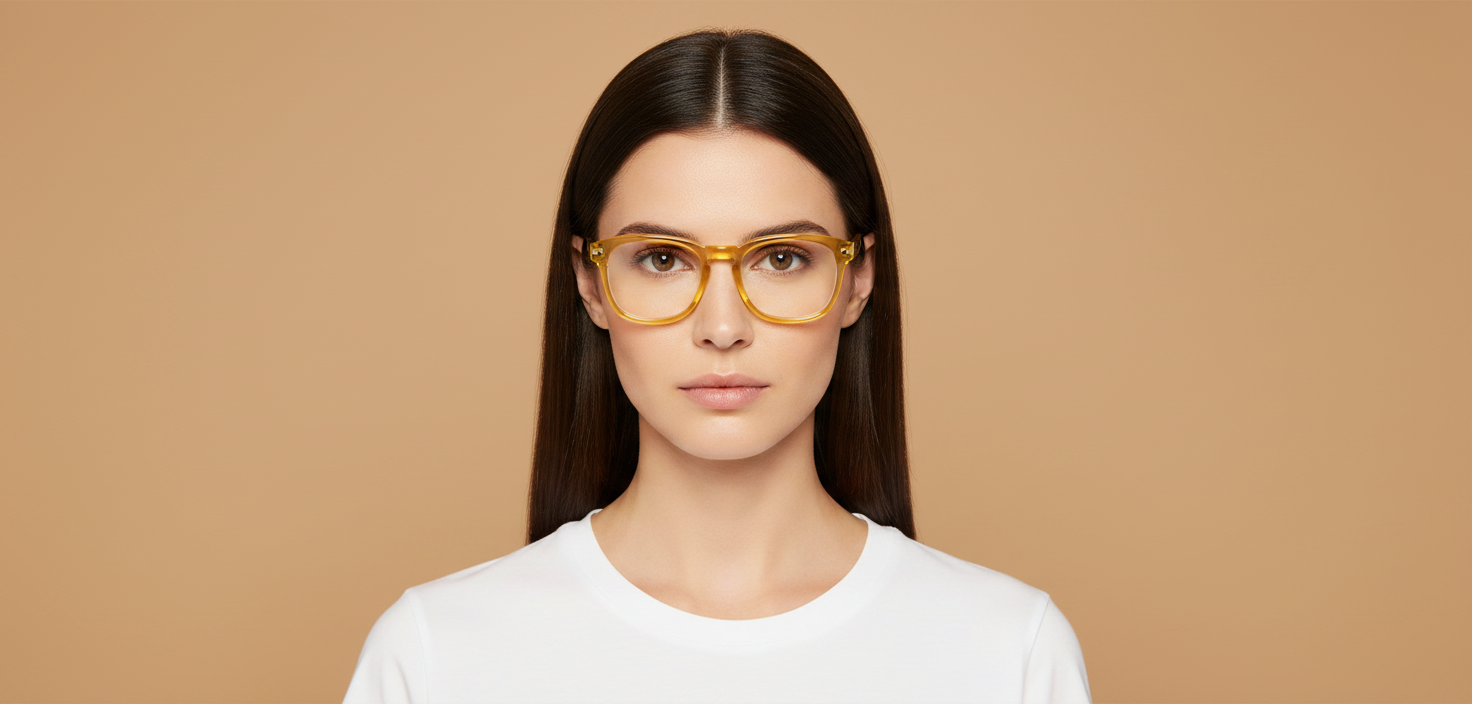 Modelo femenino llevando Gafas Graduadas Persol PO3376V 204 52 20