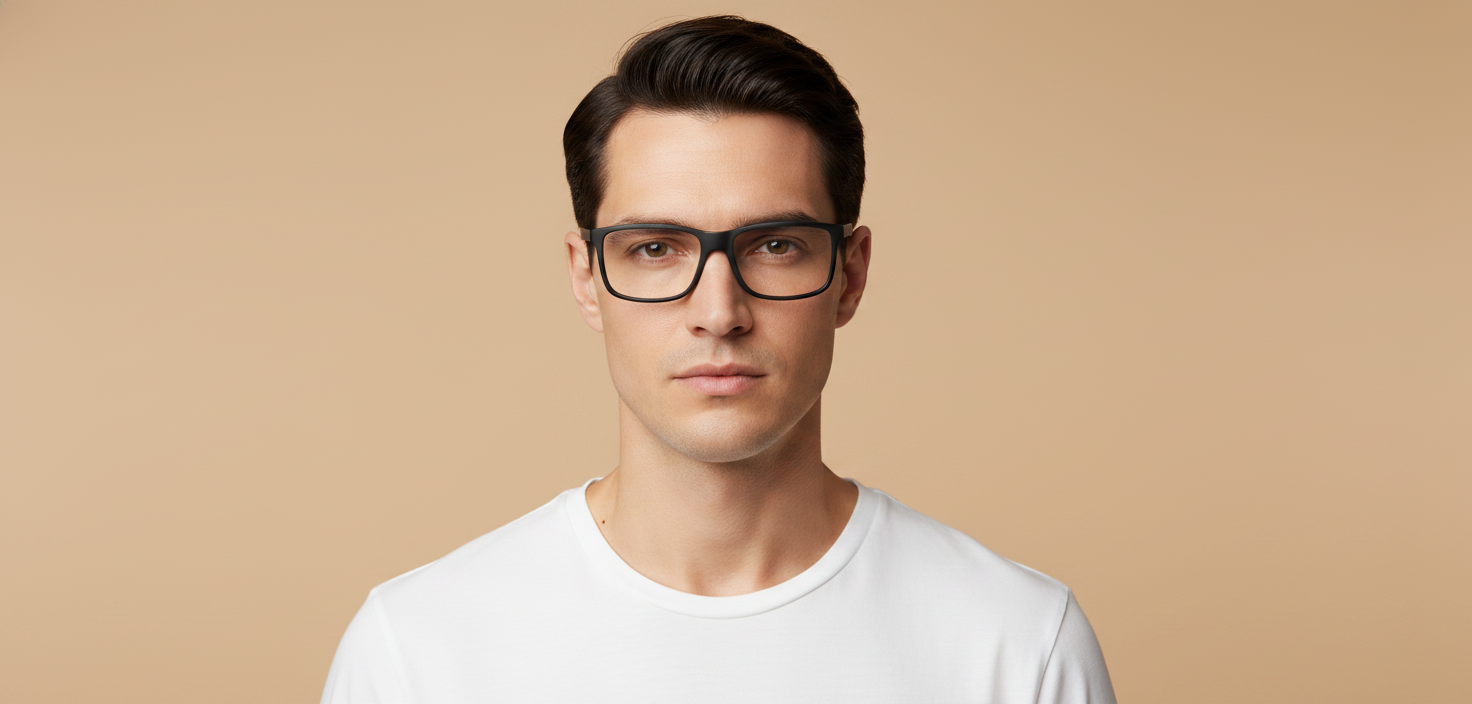 Modelo masculino llevando Gafas Graduadas Polo Ralph Lauren PH2126 5505 55 16
