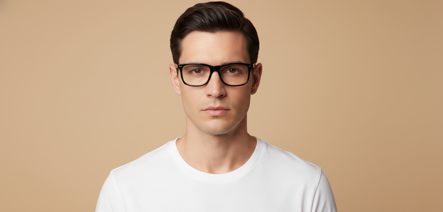 Modelo masculino llevando Gafas Graduadas Polo Ralph Lauren PH2273 5001 56 17