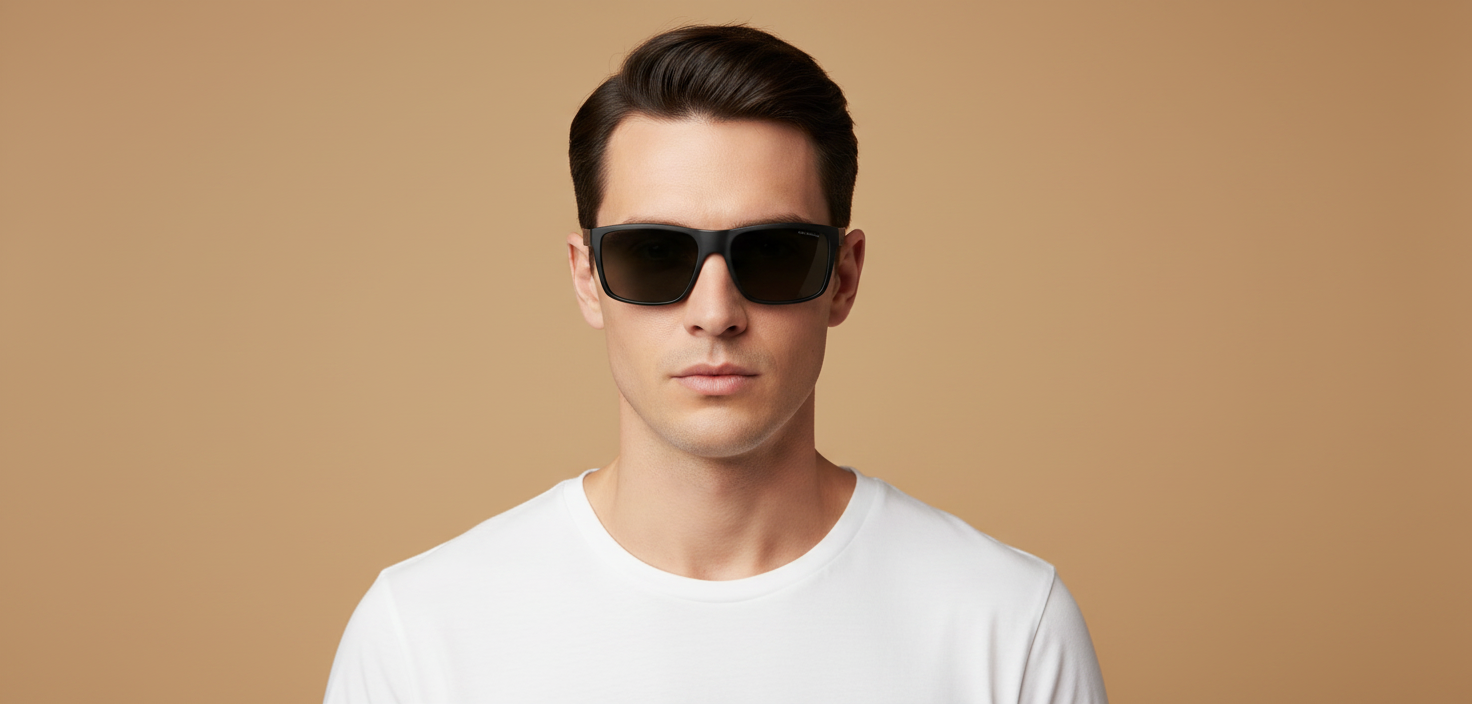 Modelo masculino llevando Gafas de Sol Polo Ralph Lauren PH4133 528481 59 17