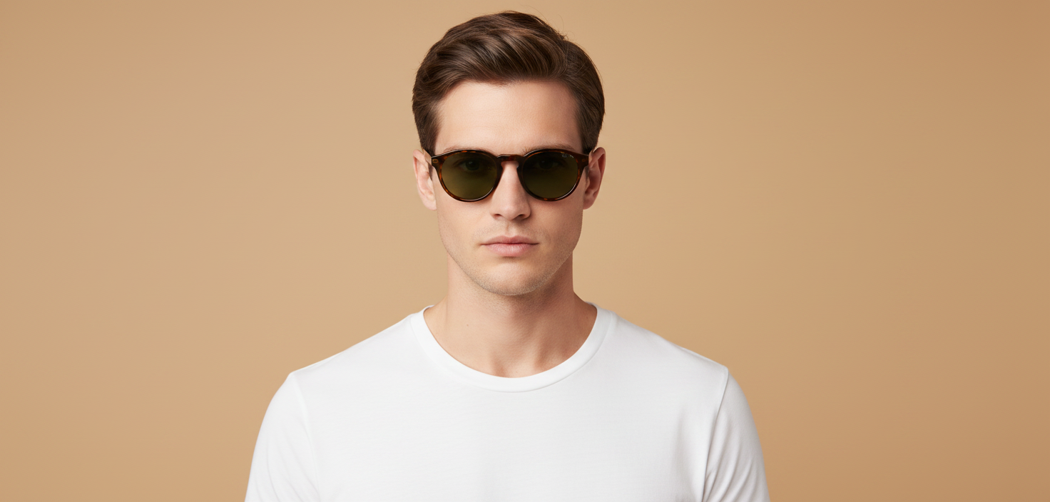 Modelo masculino llevando Gafas de Sol Polo Ralph Lauren PH4192 500371 51 21