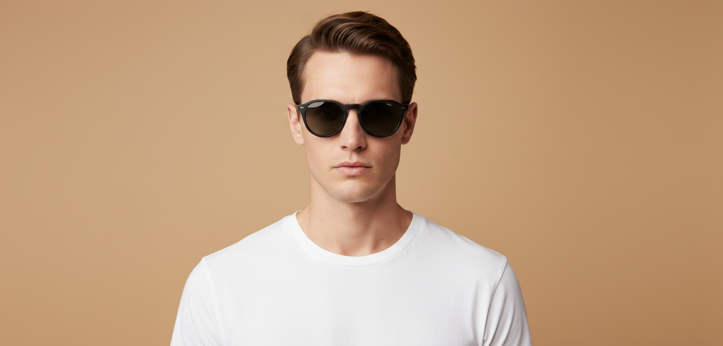 Мужская модель в Солнцезащитные очки Polo Ralph Lauren PH4221 500187 52 19