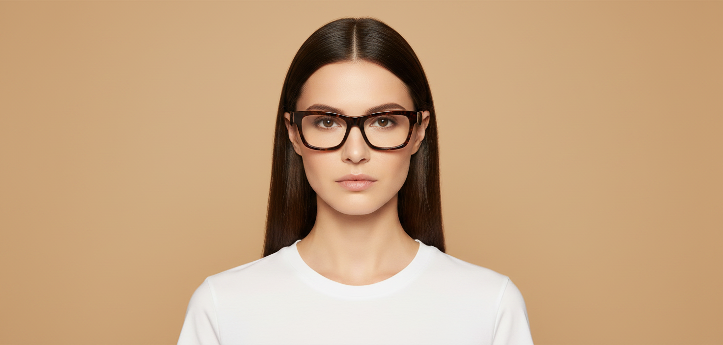 Modelo femenino llevando Gafas Graduadas Prada PRB01V 17N1O1 54 19