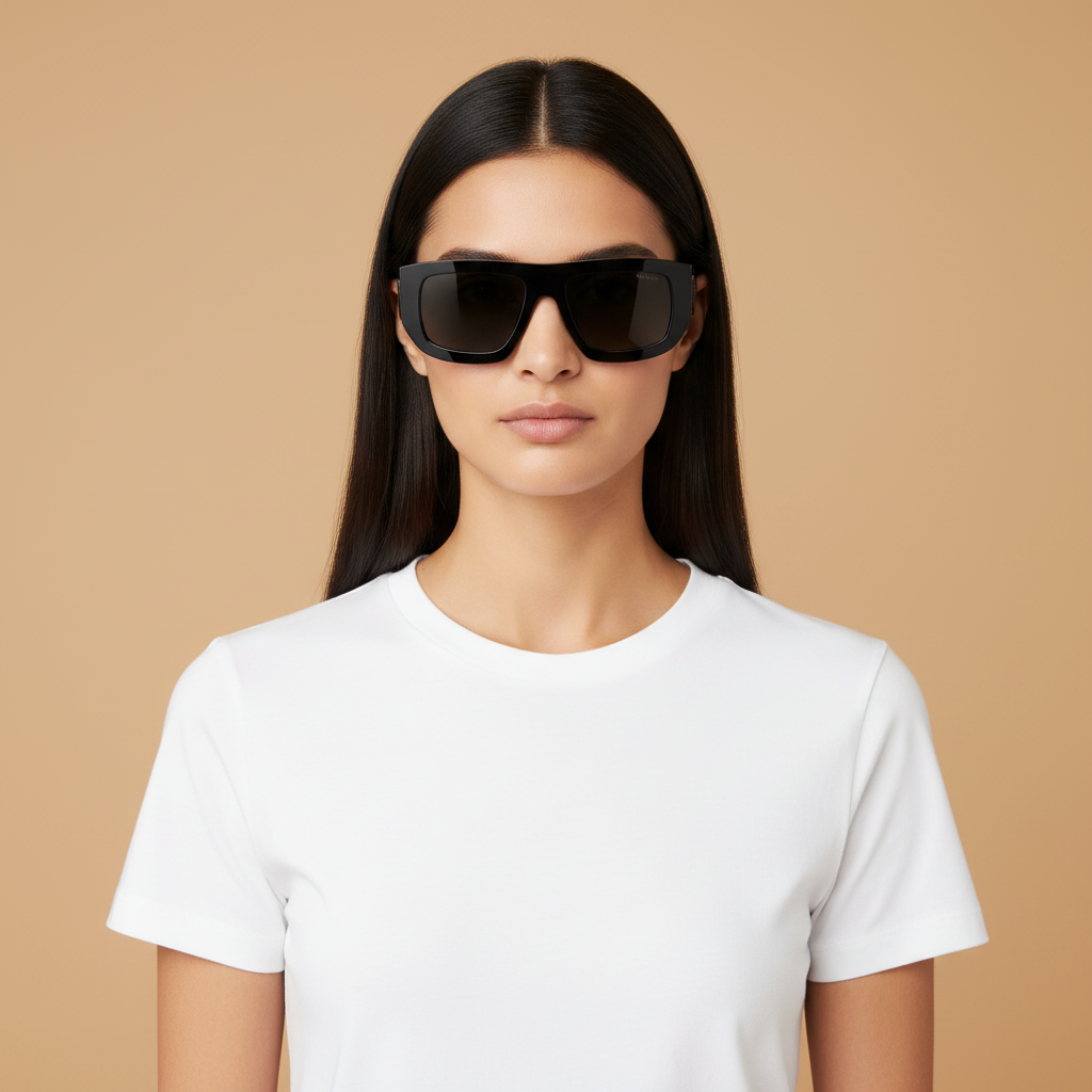 Женская модель в Солнцезащитные очки Prada PR D04SU 16K08Z 53 18