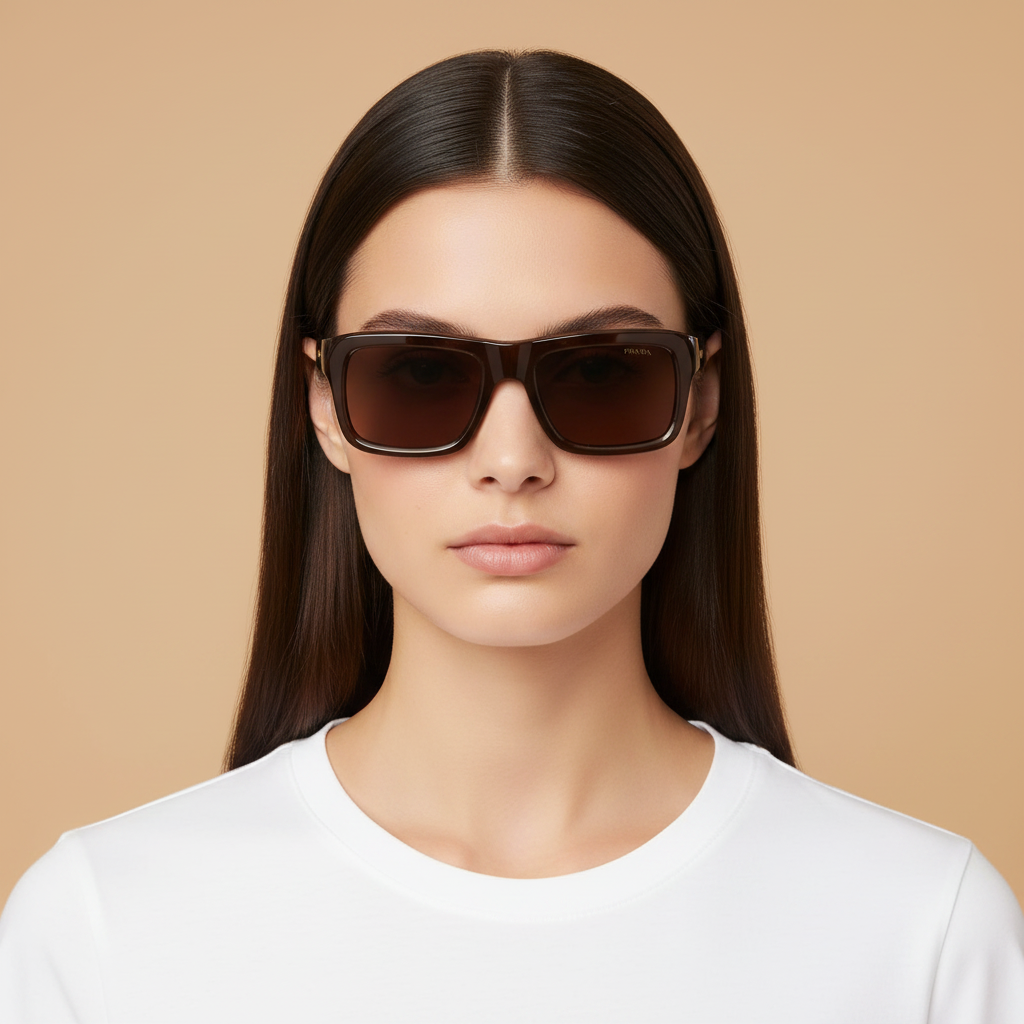 Женская модель в Солнцезащитные очки Prada PR D11S 27I90W 54 20