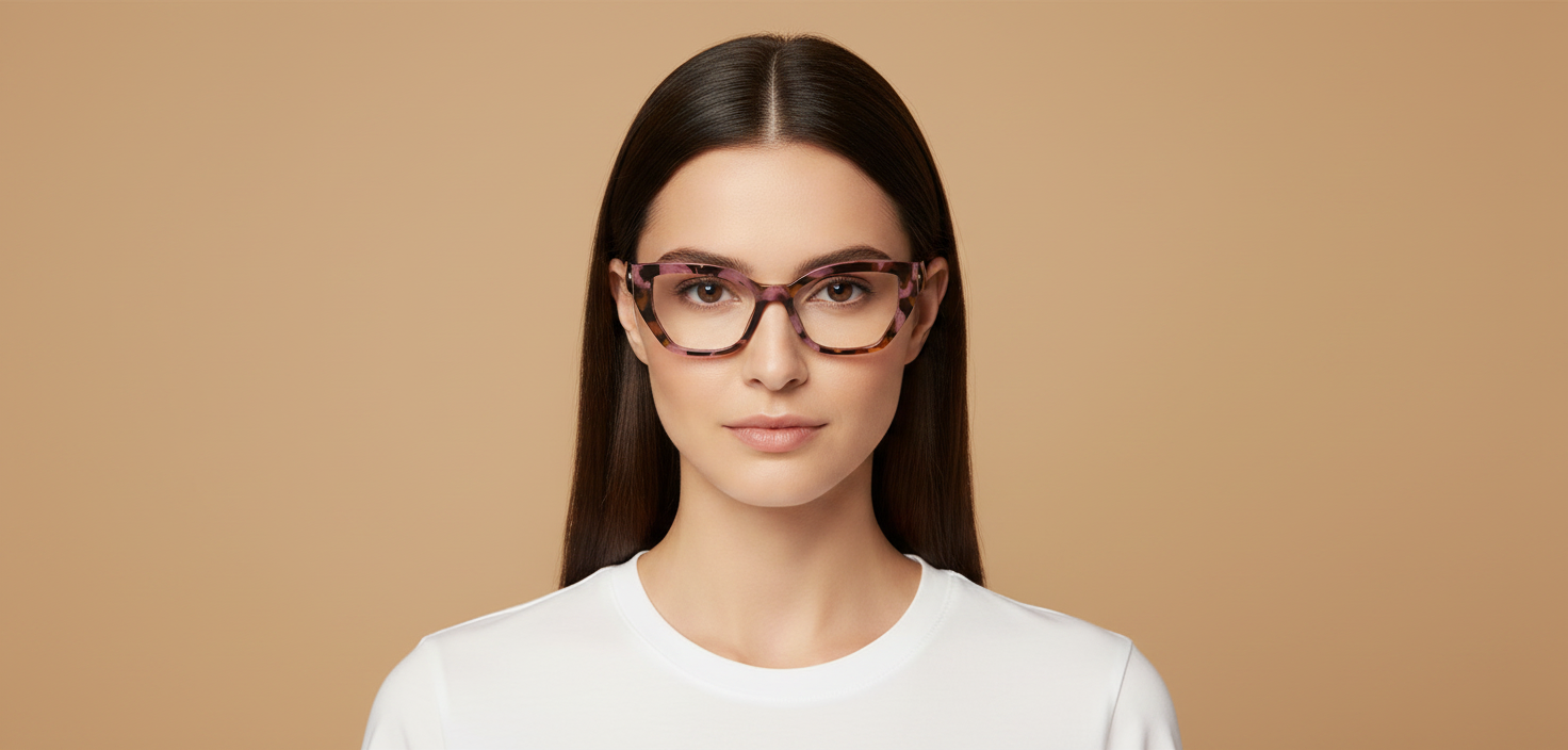 Modelo femenino llevando Gafas Graduadas Prada PRA16V 18N1O1 53 18