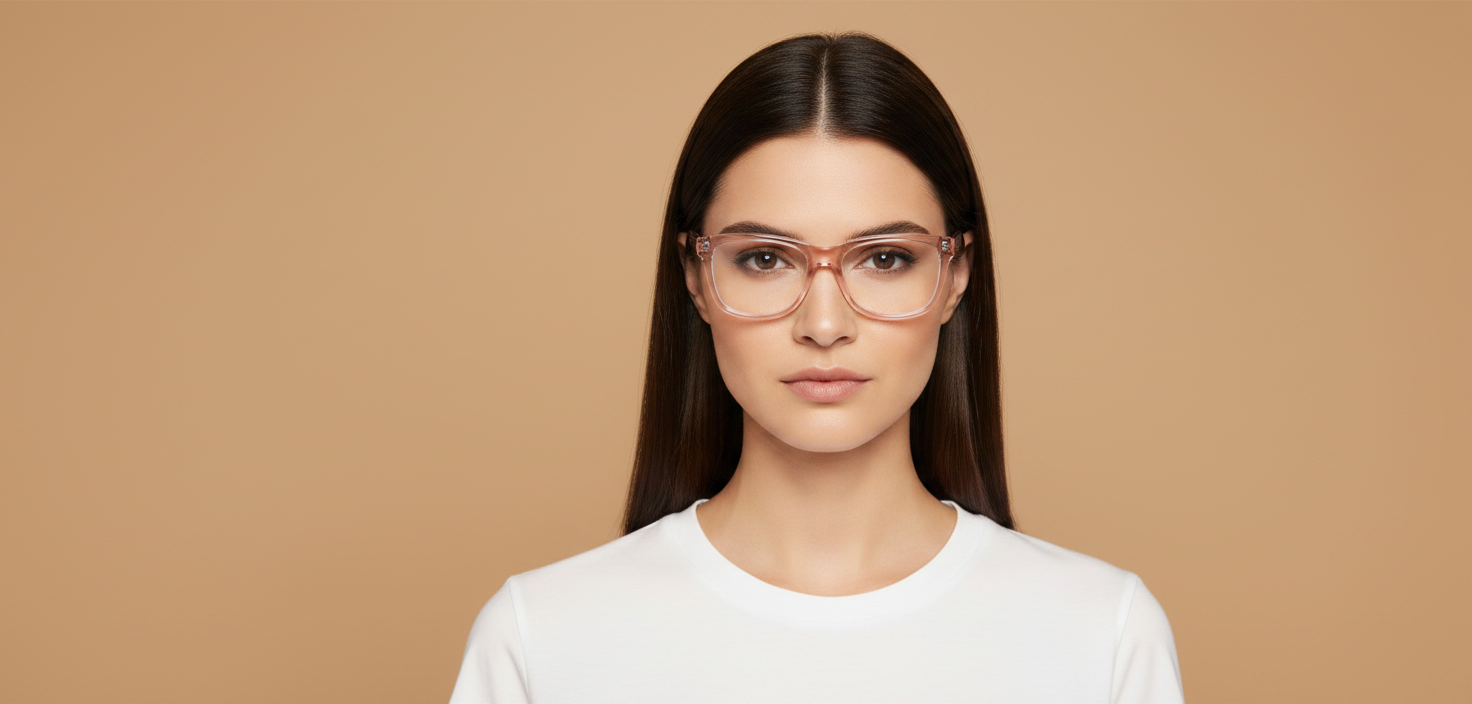 Modelo femenino llevando Gafas Graduadas Ralph Lauren RA7170U 6190 55 17