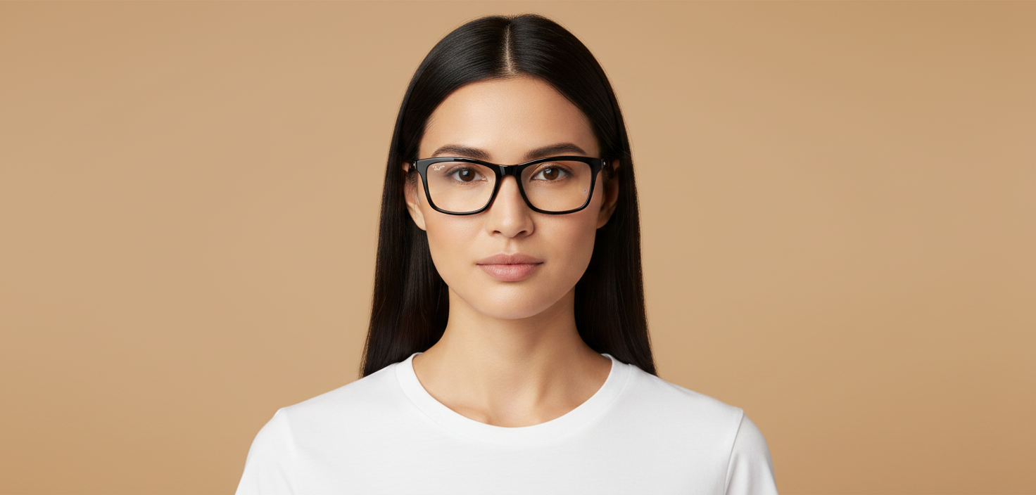 Modelo femenino llevando Gafas Graduadas Ray-Ban RX5279 2000 53 18
