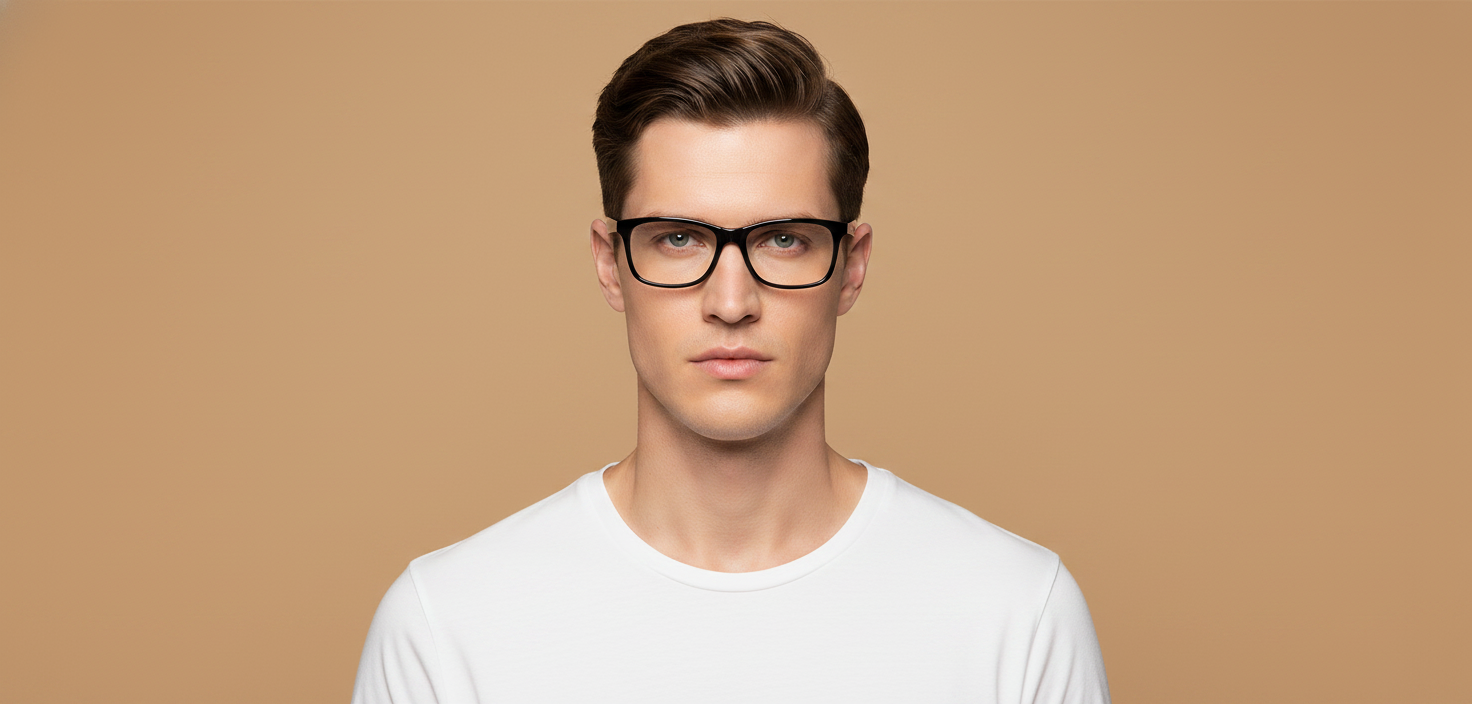Modelo masculino llevando Gafas Graduadas Ray-Ban RX7047 2000 56 17