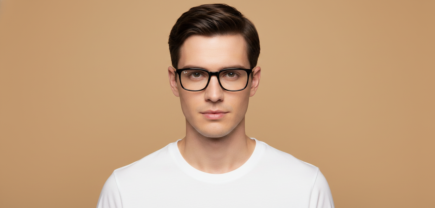 Modelo masculino llevando Gafas Graduadas Ray-Ban RX5421 2000 53 19