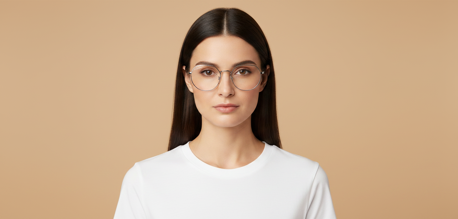 Modelo femenino llevando Gafas Graduadas Ray-Ban Jack RX6465 2501 51 20