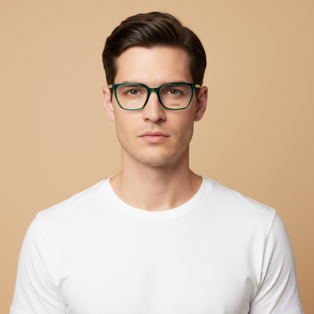 Modelo masculino llevando Gafas Graduadas Silhouette Clear Sky 1625/75 5560 54 17