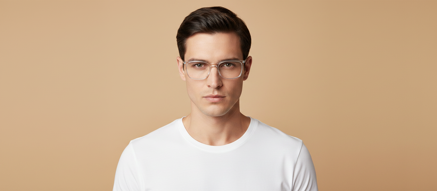 Modelo masculino llevando Gafas Graduadas Silhouette Illusion 2978/75 1000 54 18