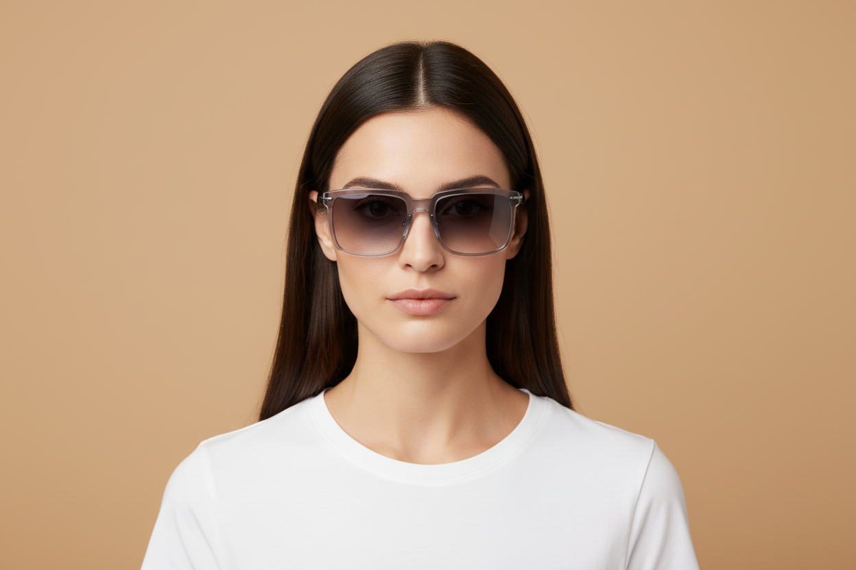 Modelo femenino llevando Gafas de Sol Silhouette Menton Fulrim 4082 75 6510 00 00