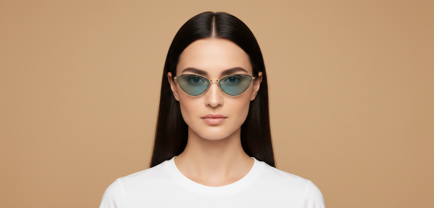 Modelo femenino llevando Gafas de Sol Tiffany&Co TF3095 6196MF 61 16