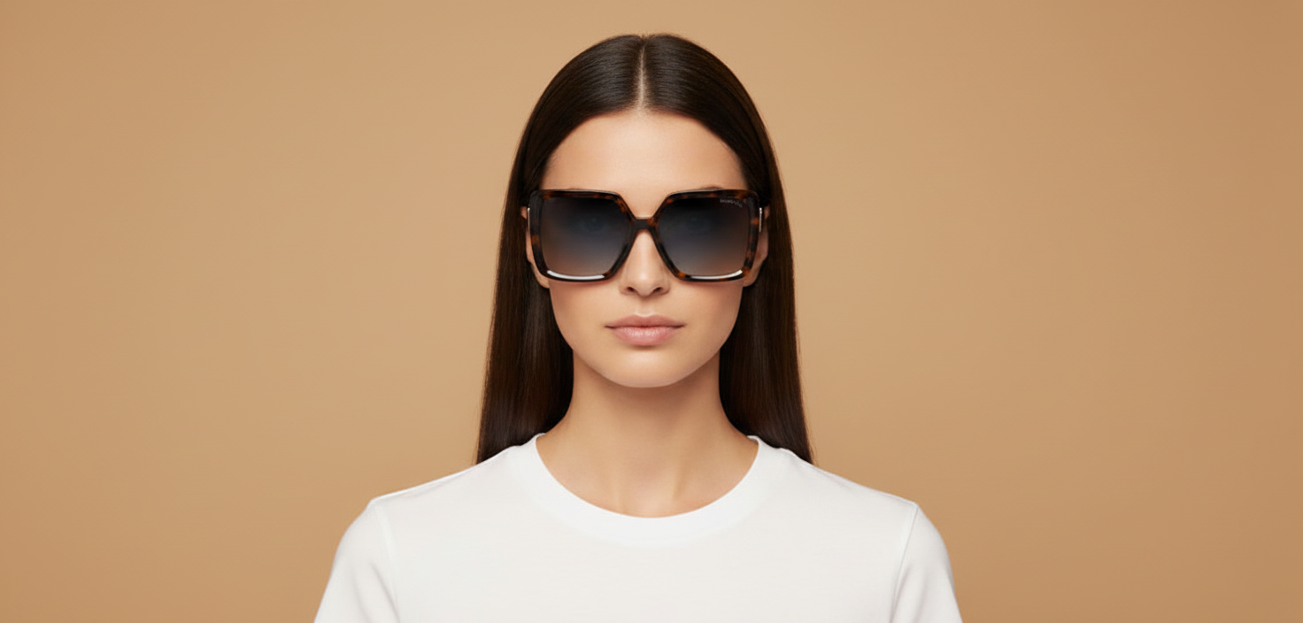 Modelo femenino llevando Gafas de Sol Tiffany&Co TF4206U 80154U 58 16