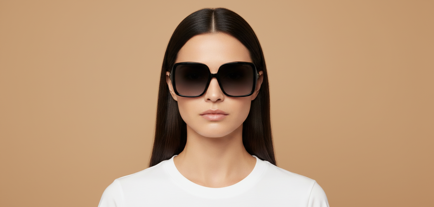 Modelo femenino llevando Gafas de Sol Tiffany&Co TF4211D 80013C 58 17