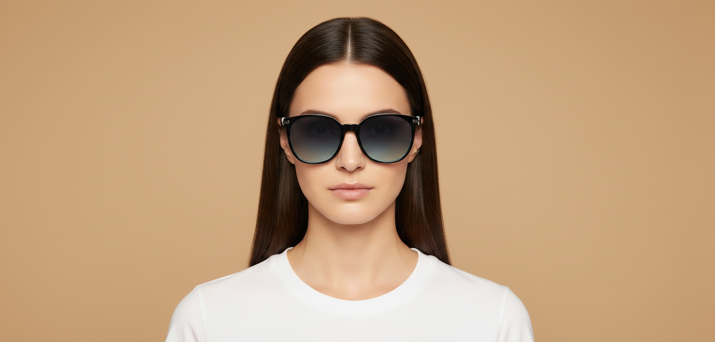 Modelo femenino llevando Gafas de Sol Tiffany&Co TF4224D 80559S 56 19
