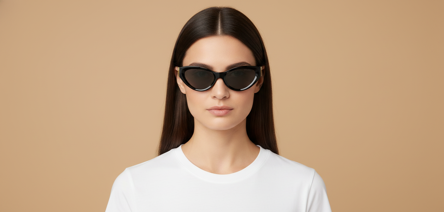Modelo femenino llevando Gafas de Sol Tiffany&Co TF4225U 8001S4 54 17