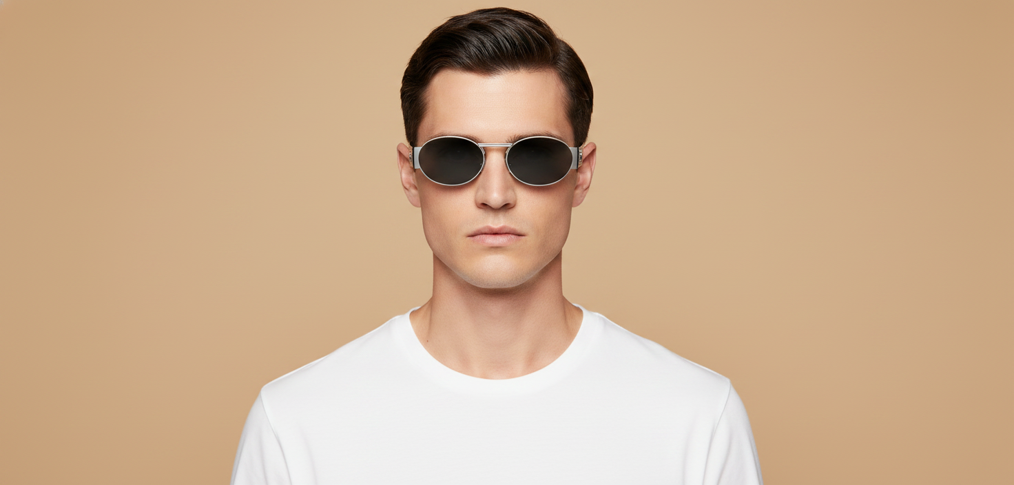 Männliches Modell trägt Versace VE 2264 151387 56 18
