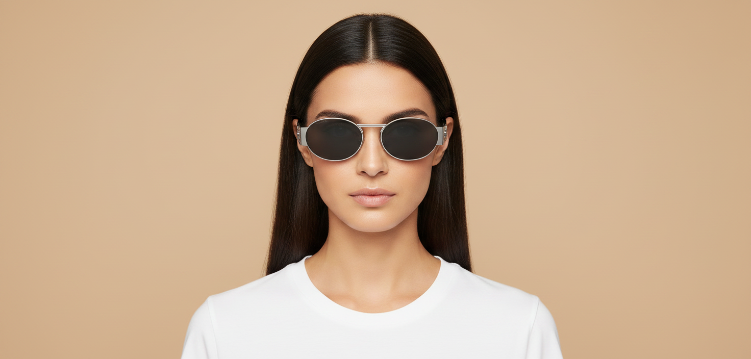 Weibliches Modell trägt Versace VE 2264 151387 56 18