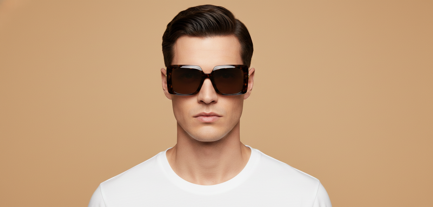 Modelo masculino llevando Gafas de Sol Versace VE4405 108/73 54 22