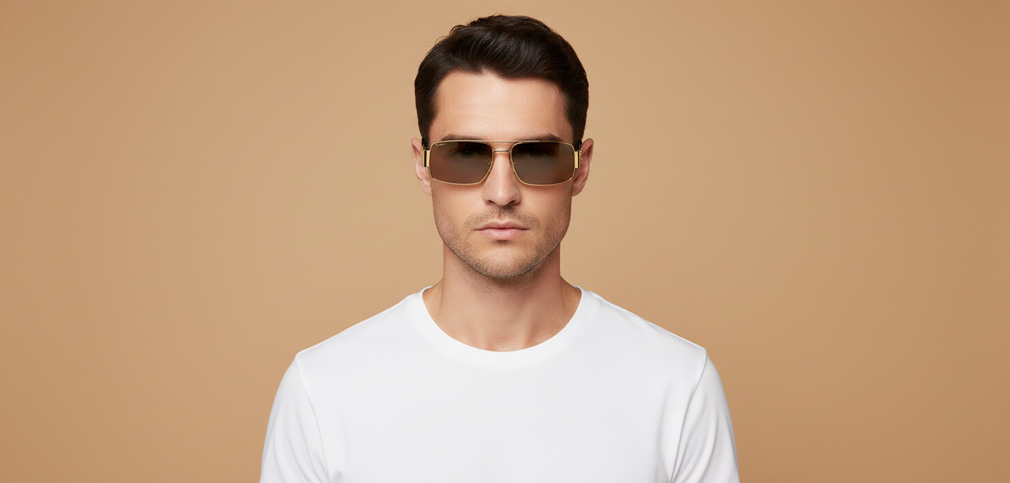 Мужская модель в Солнцезащитные очки Versace VE2257 10025A 60 16