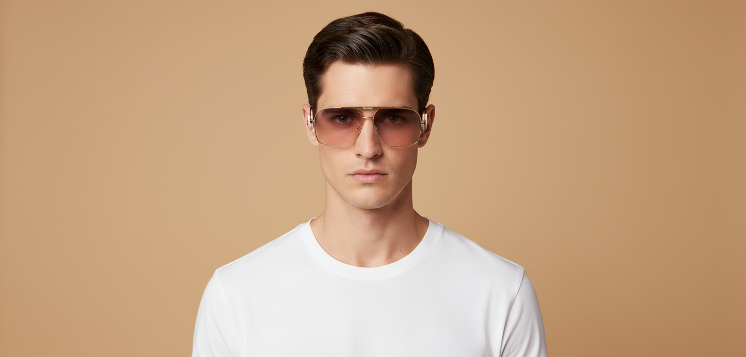 Modèle homme portant Lunettes de Soleil Versace VE2269 10027E 62 13