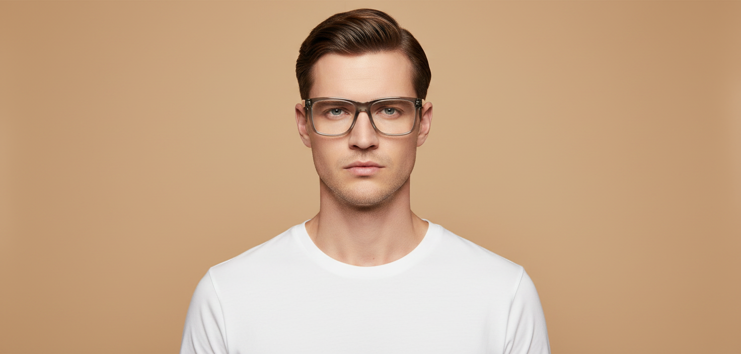 Modelo masculino llevando Gafas Graduadas Versace VE3328 5496 56 16