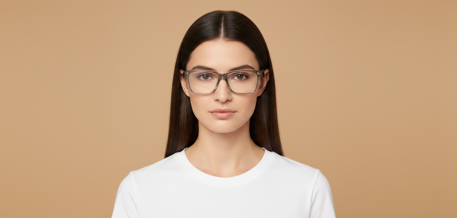 Modelo femenino llevando Gafas Graduadas Versace VE3328 5496 56 16