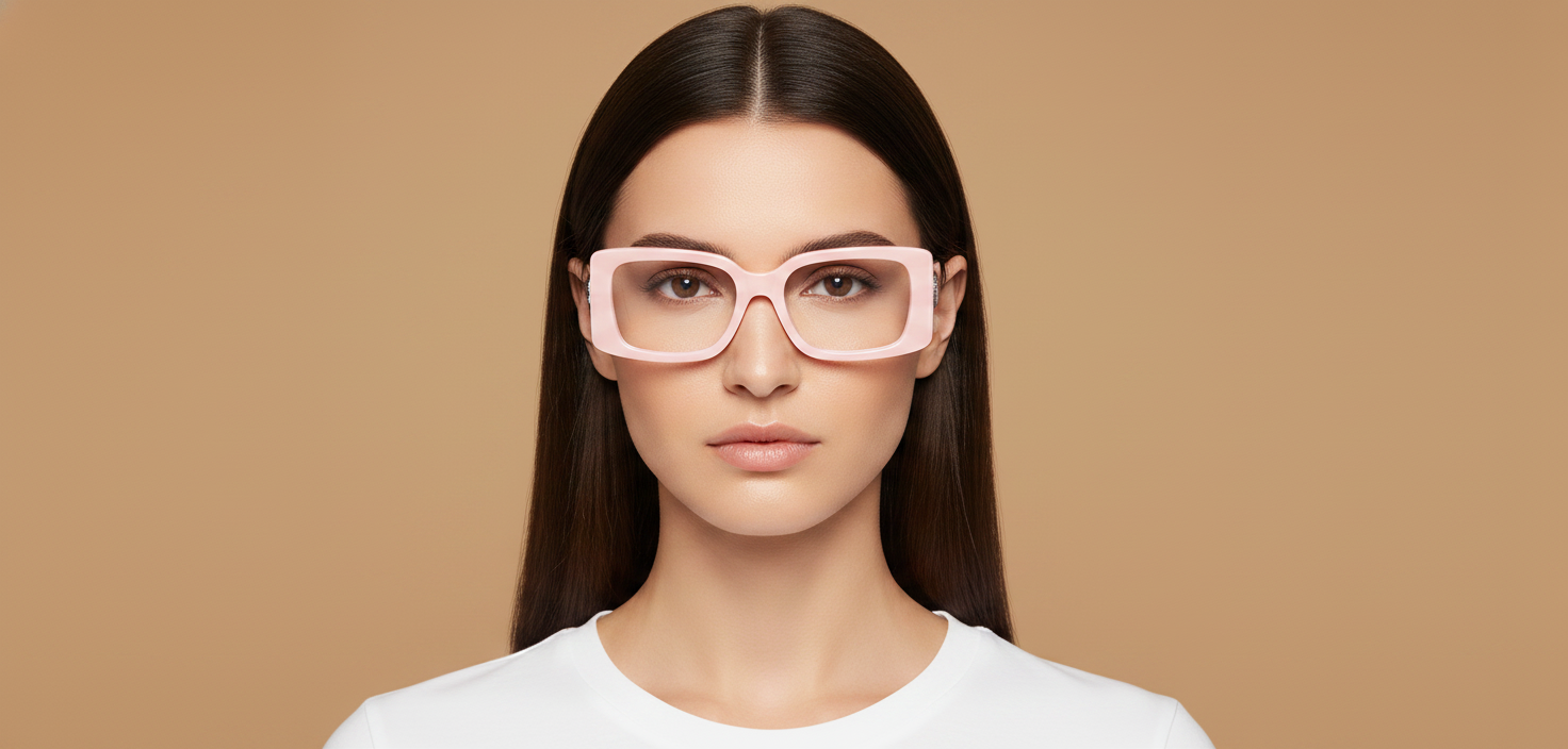 Modelo femenino llevando Gafas Graduadas Versace VE3362U 5485 51 17