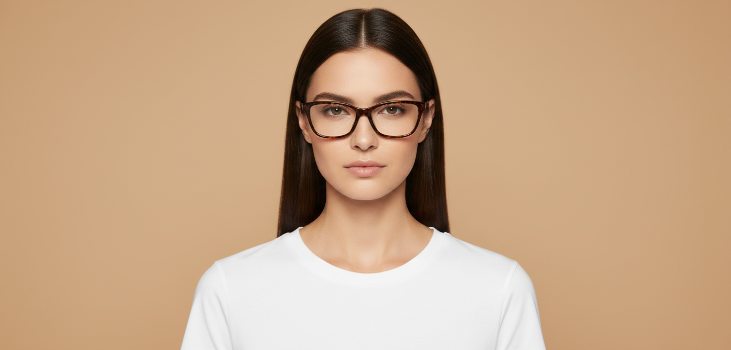 Modelo femenino llevando Gafas Graduadas Versace VE3375 108 52 16