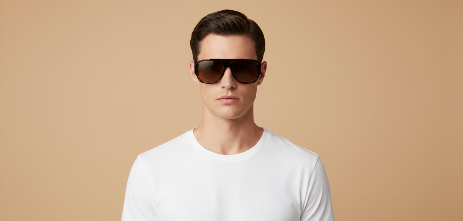 Modelo masculino llevando Gafas de Sol Versace VE4436 108/73 57 18