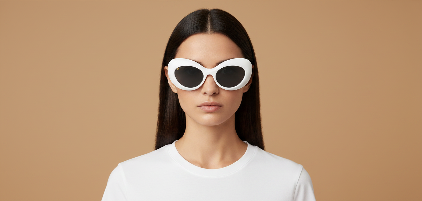 Female model wearing Sunglasses Versace VE4456U 314/1 52 19